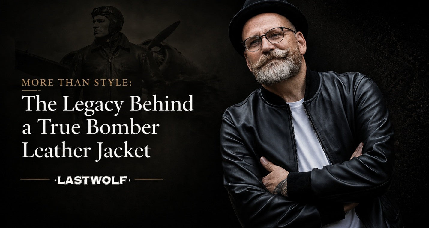 More Than Style: The Legacy Behind a True Bomber Leather Jacket