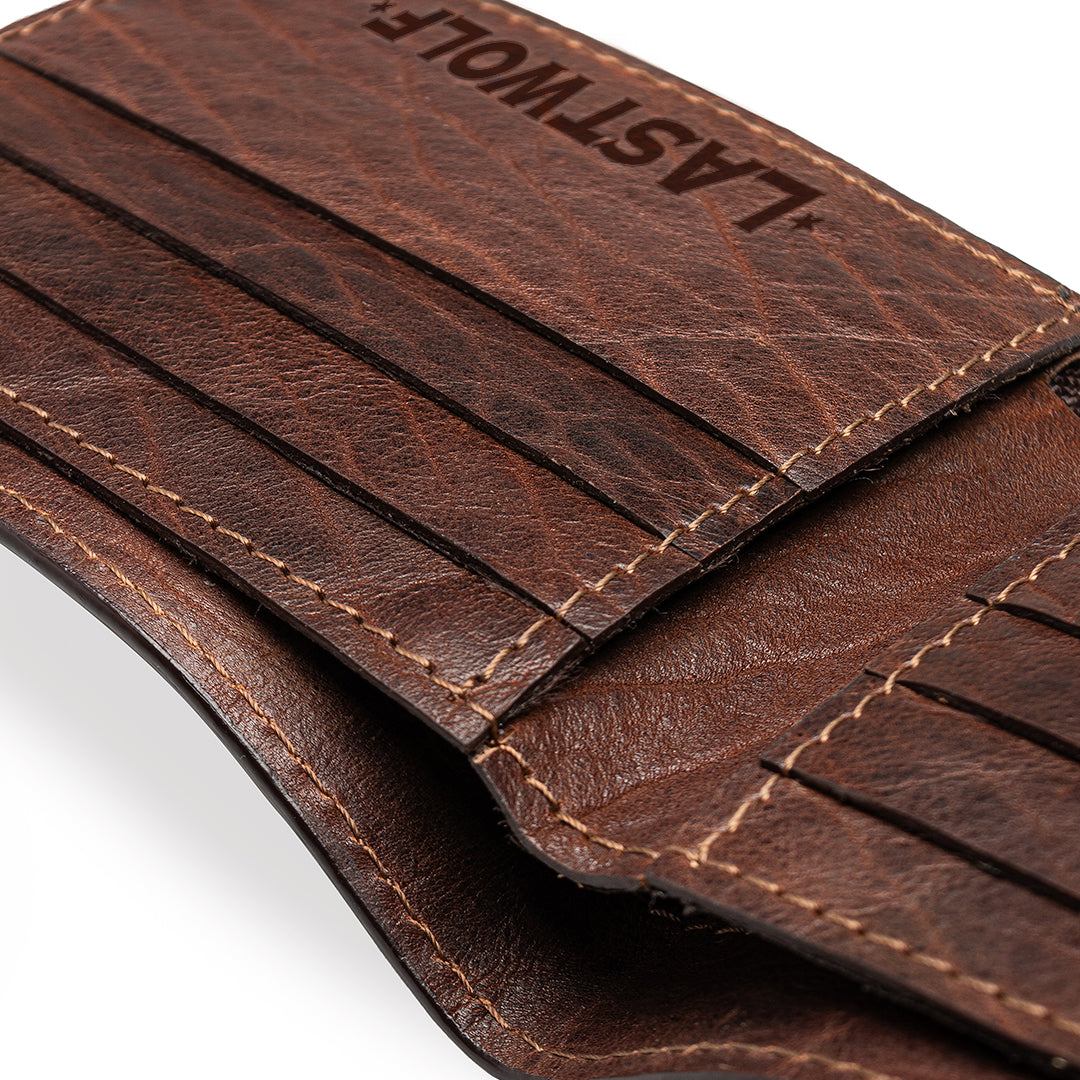 AMERICAN BISON LEATHER MEN'S WALLET