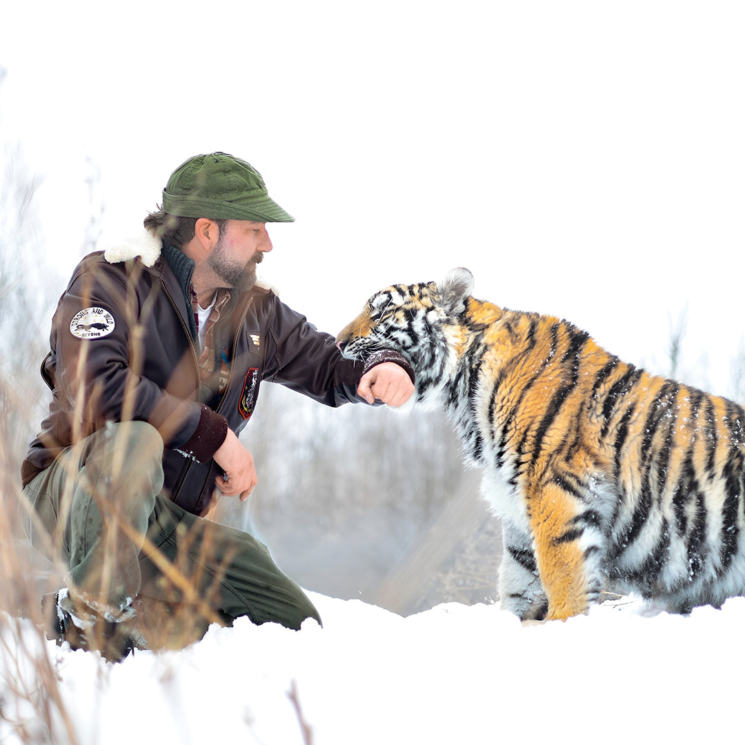 DENALI FLIGHT LEATHER JACKET - BROWN