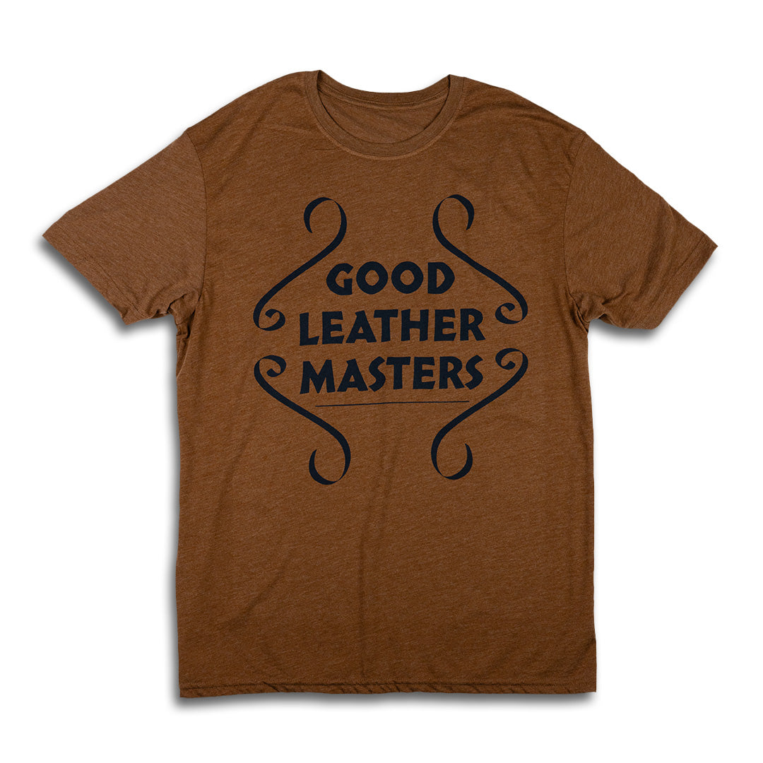 GOOD LEATHER MASTERS TEE SHIRT-BROWN