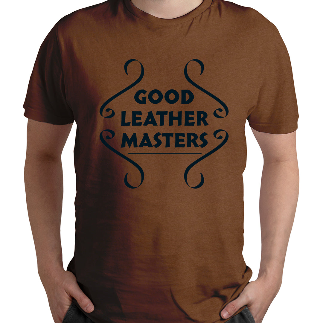 GOOD LEATHER MASTERS TEE SHIRT-BROWN