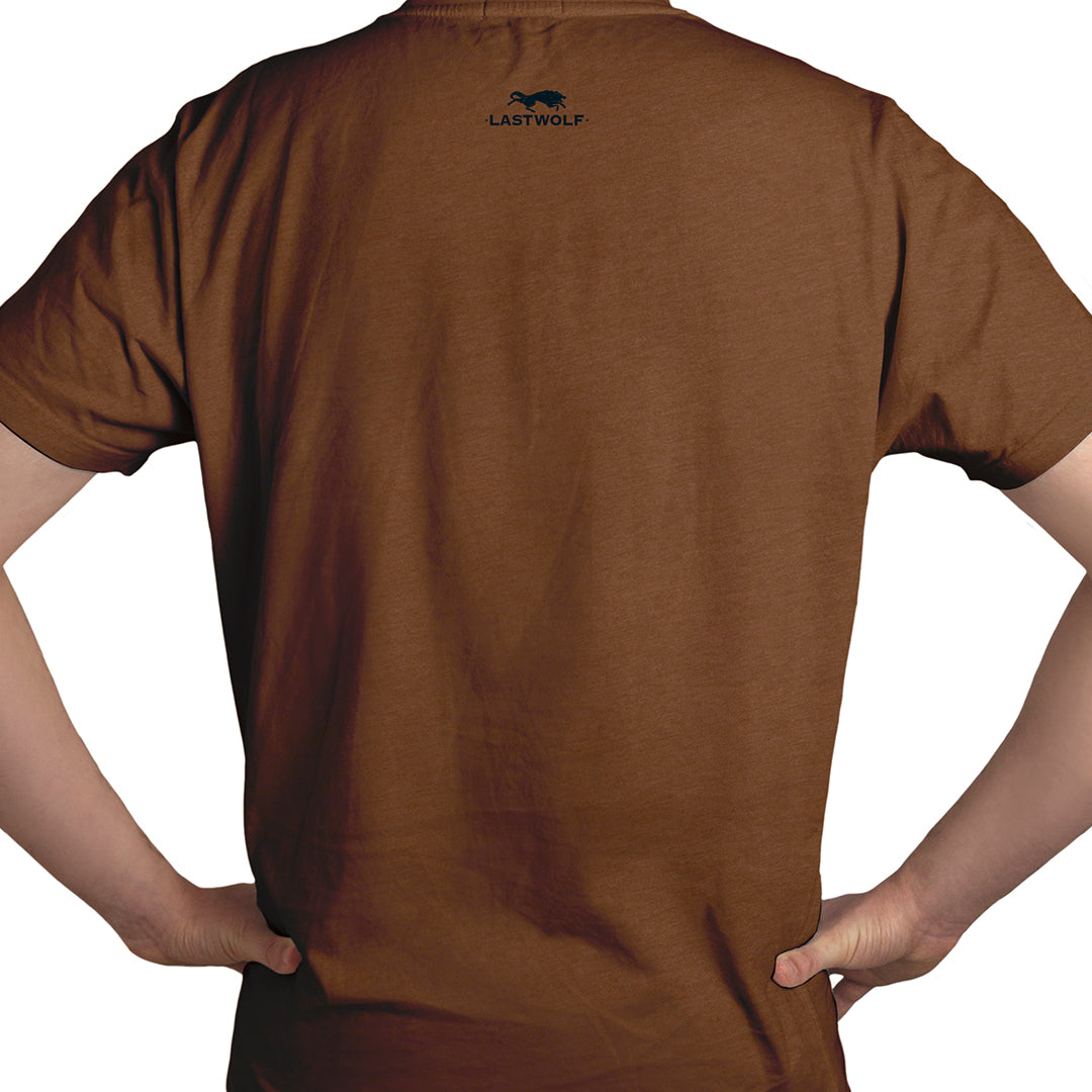 GOOD LEATHER MASTERS TEE SHIRT-BROWN