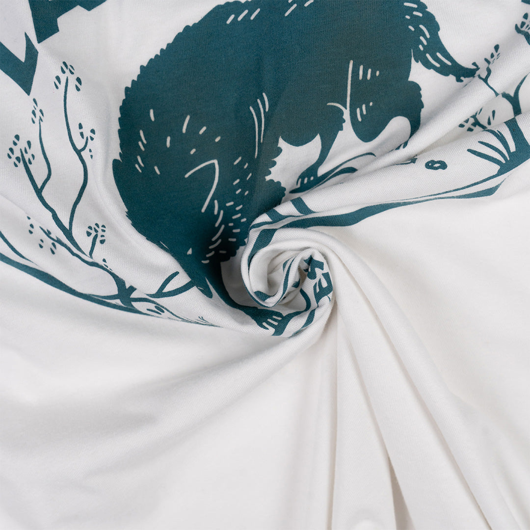 HUNTING WOLF TEE SHIRT - WHITE