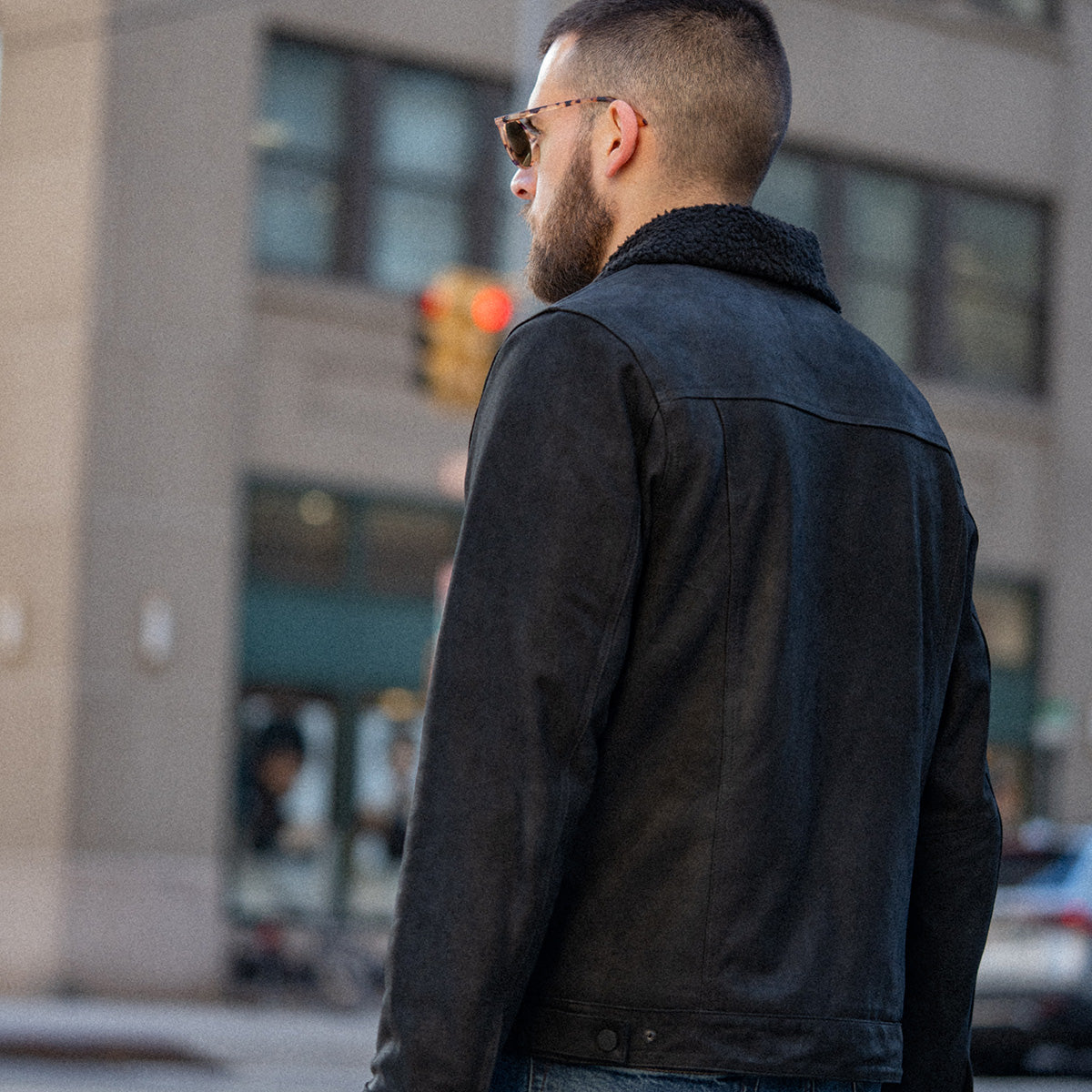 JUNEAU LEATHER JACKET - CLASSIC BLACK