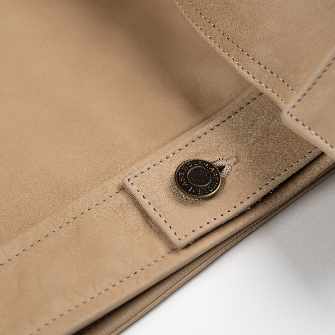 DRIFTER WORK LEATHER JACKET - NATURAL