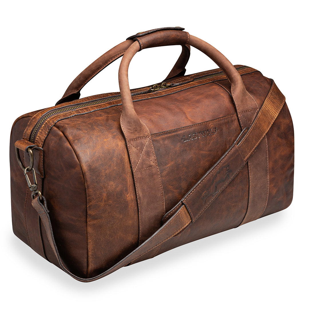 LAKE SHORE SMALL DUFFLE BAG - MAHOGANY