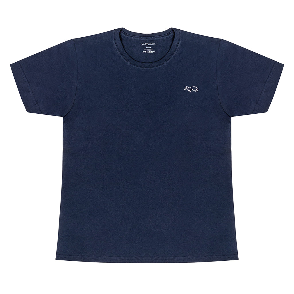 LASTWOLF LOGO T-SHIRT - NAVY