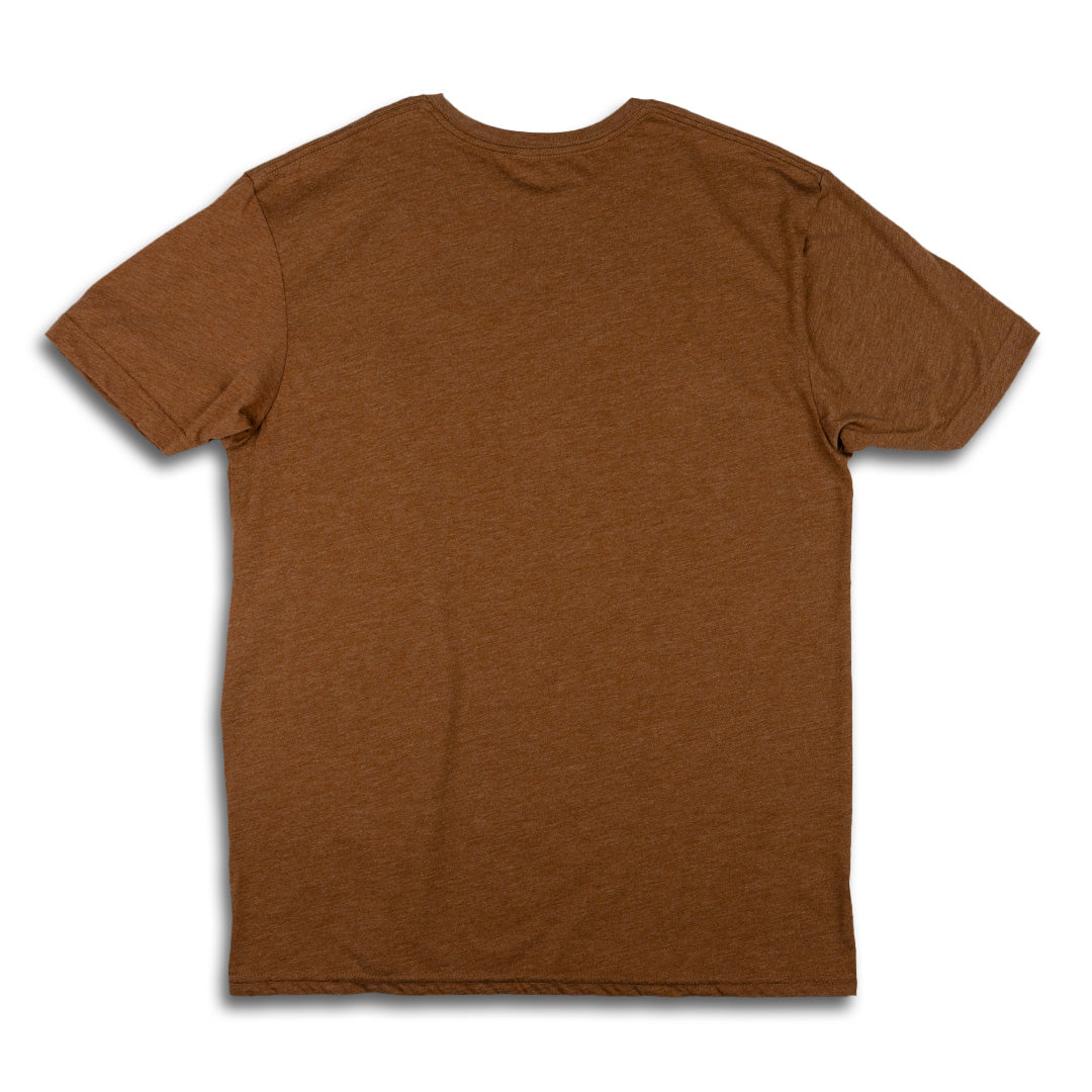 MOUNTAIN WOLF TEE SHIRT - BROWN