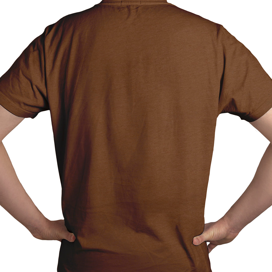 MOUNTAIN WOLF TEE SHIRT - BROWN