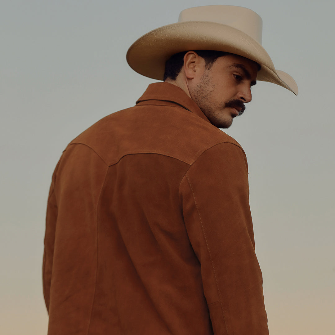SEQUOIA TRUCKER SUEDE JACKET - HARVEST GOLD