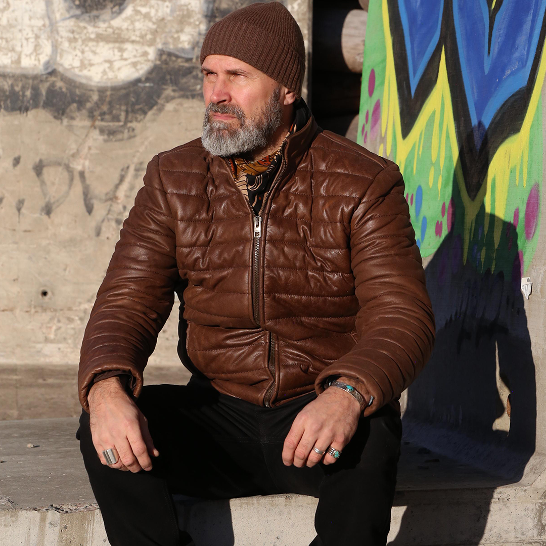 ASPEN RIDGE QUILTED LEATHER JACKET - CHOCOLATE