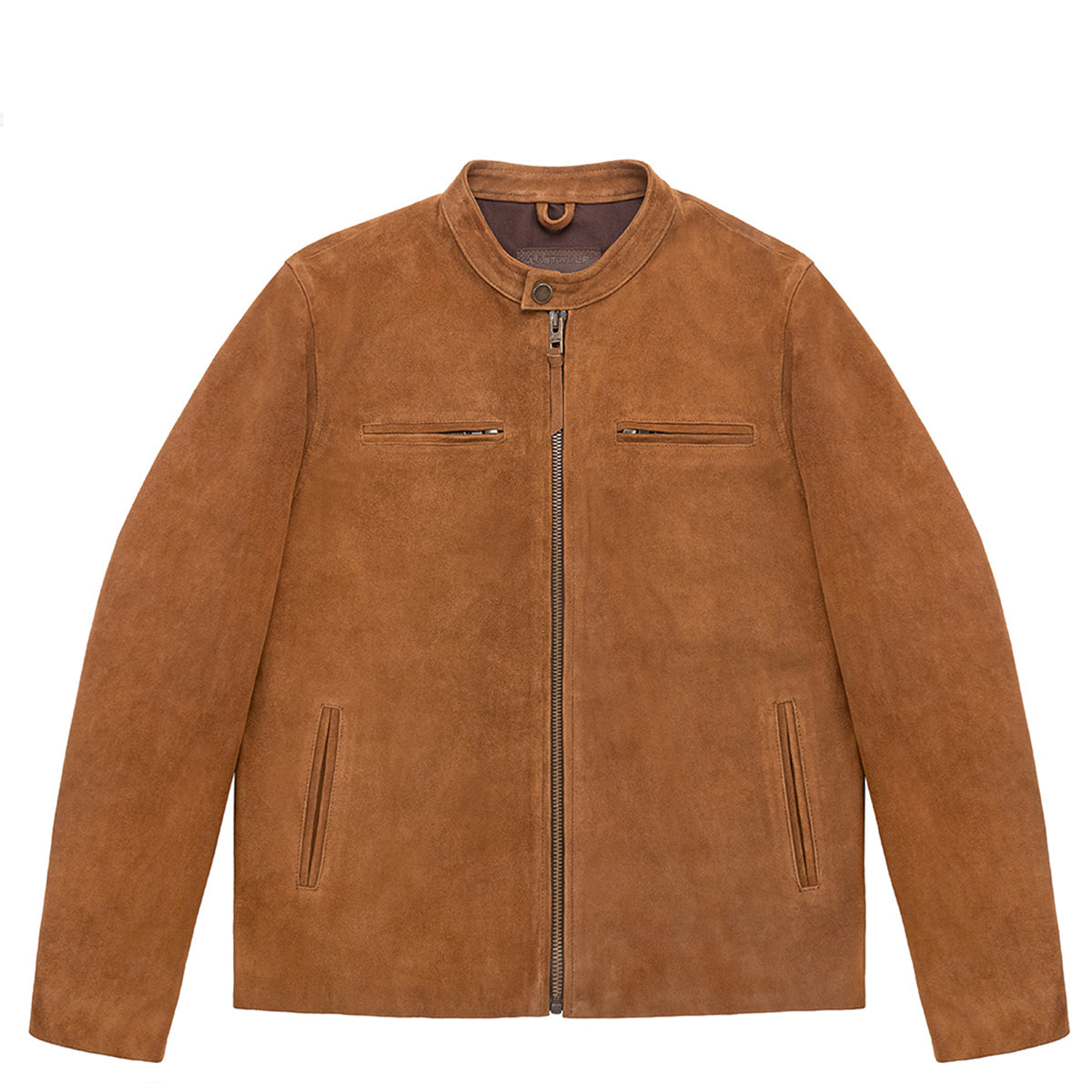 WHEELER PEAK RACER LEATHER JACKET - CEDAR SUEDE