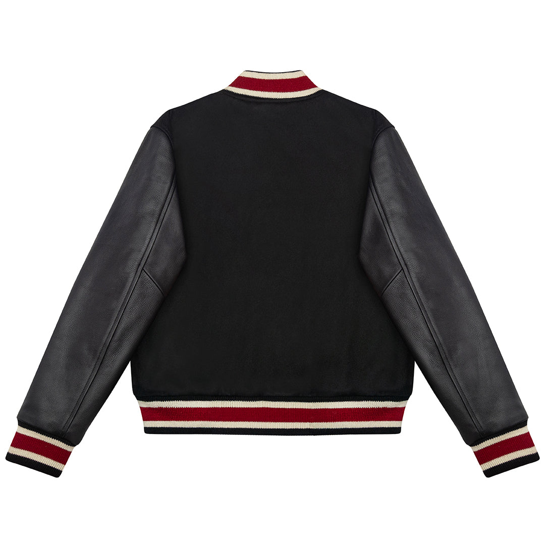 WOLFDEN VARSITY JACKET – CRIMSON NIGHT