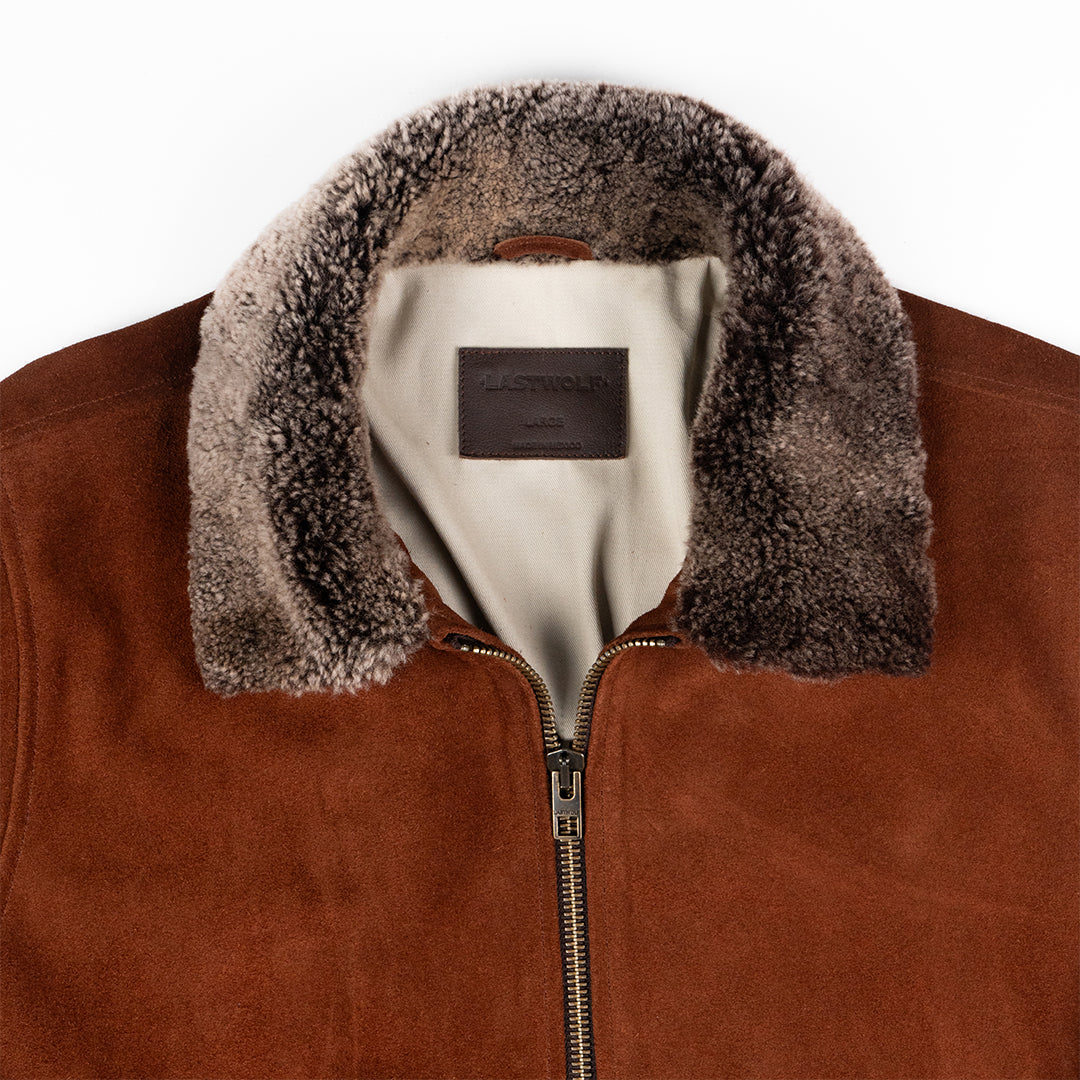 VOYAGEURS NORDIC BOMBER JACKET - MAPLE BROWN