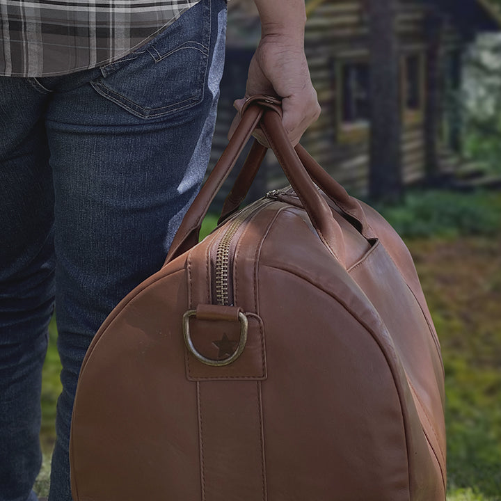 SIERRA WEEKEND DUFFLE BAG – WALNUT BROWN