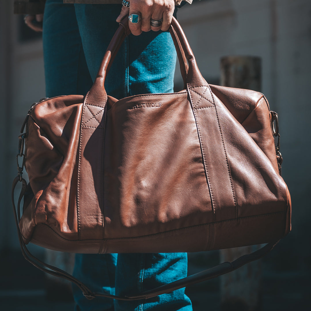 SIERRA WEEKEND DUFFLE BAG – WALNUT BROWN