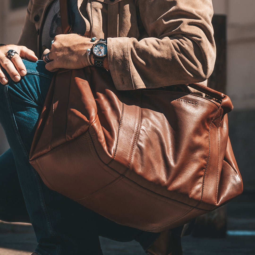 SIERRA WEEKEND DUFFLE BAG – WALNUT BROWN