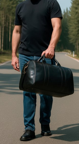 Sierra black Duffle Bag 