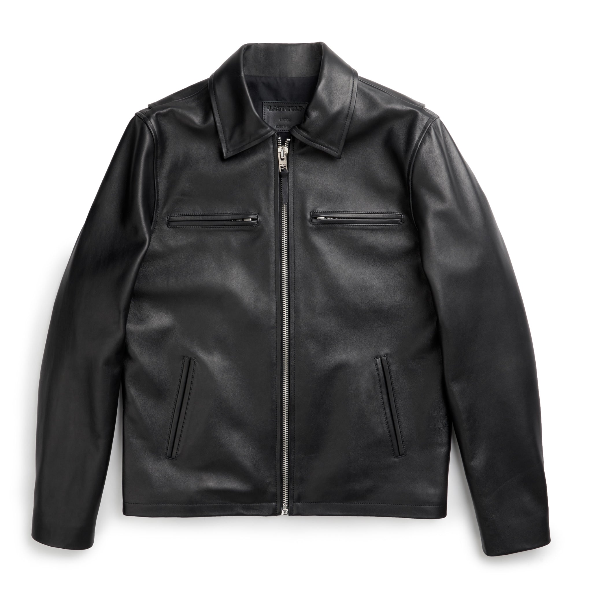 RAINIER MOTO LEATHER JACKET - BLACK