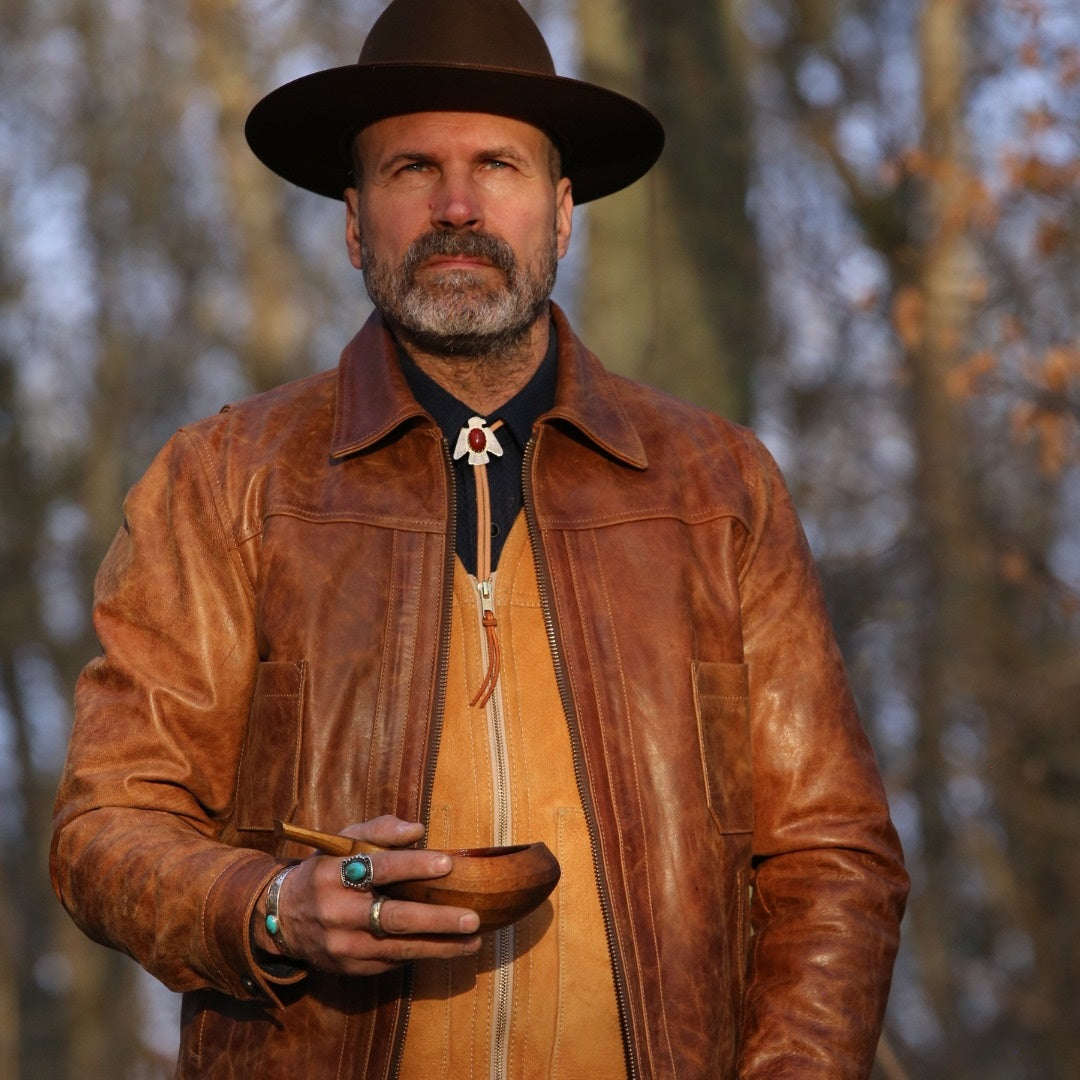 Yellowstone Work Leather Jacket | Lastwolf