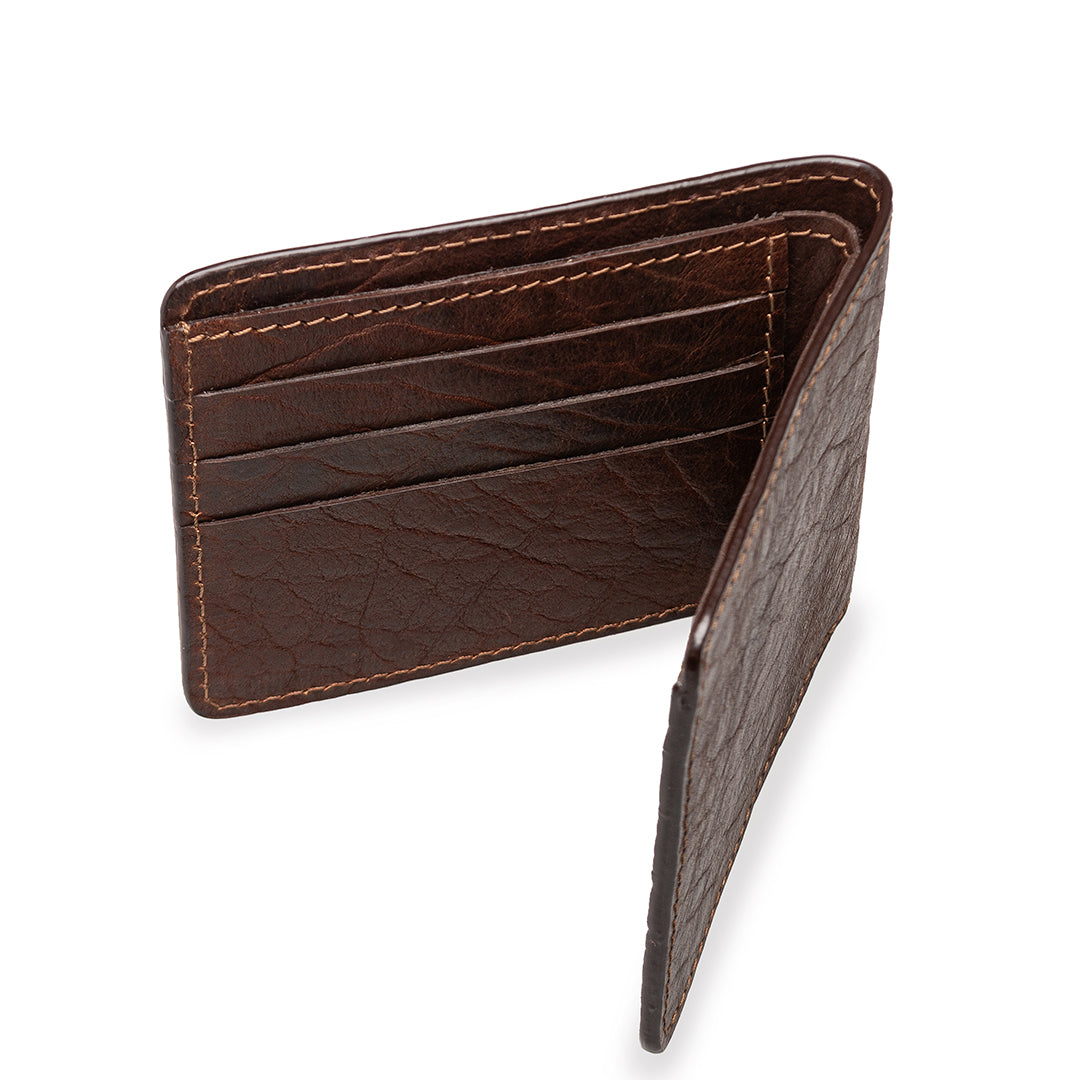 AMERICAN BISON LEATHER MEN'S WALLET