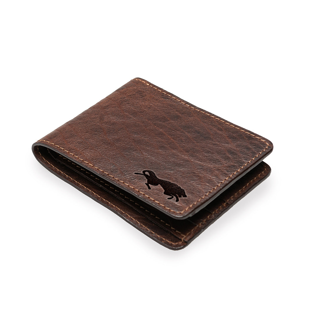 AMERICAN BISON LEATHER MEN'S WALLET