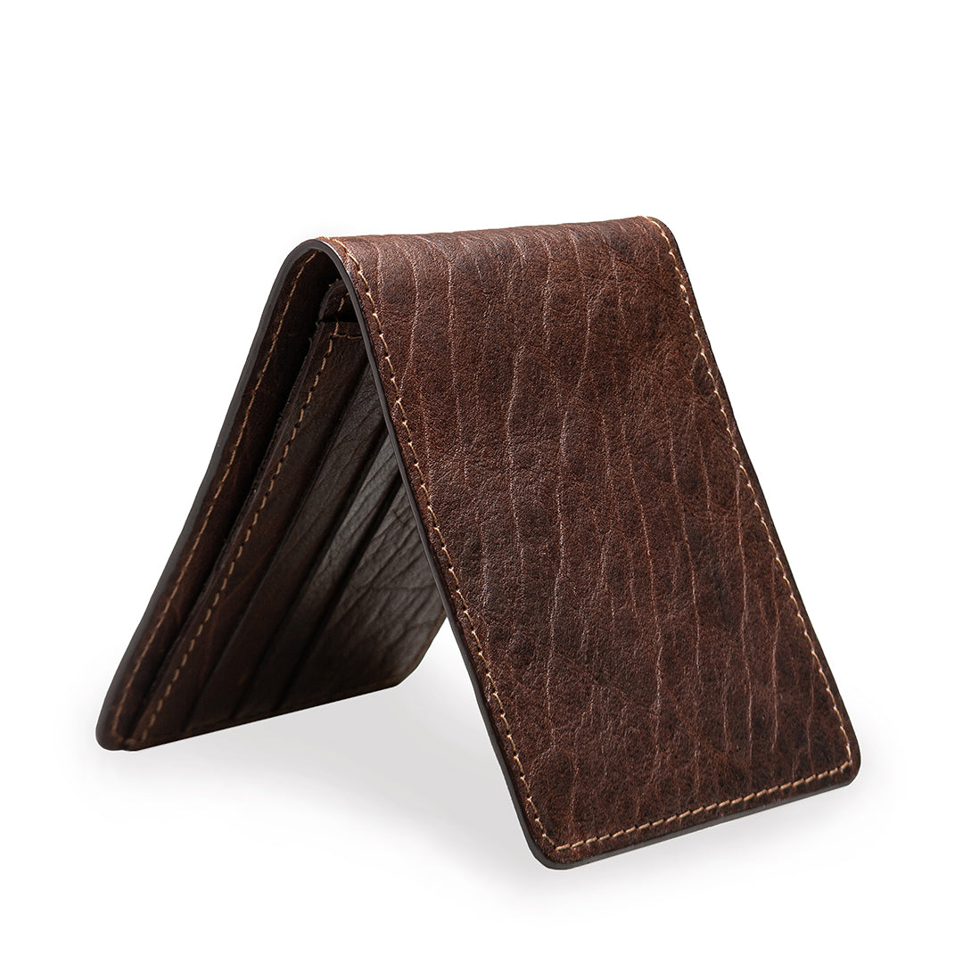 AMERICAN BISON LEATHER MEN'S WALLET