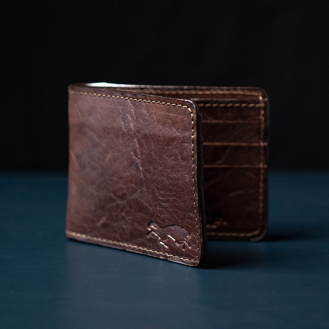 AMERICAN BISON LEATHER MEN'S WALLET