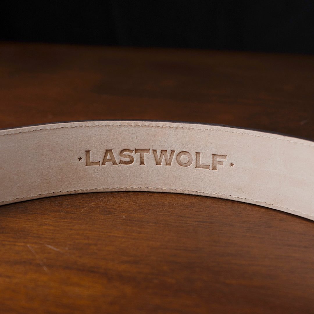 Sierra American Bison Leather Belt - Brown