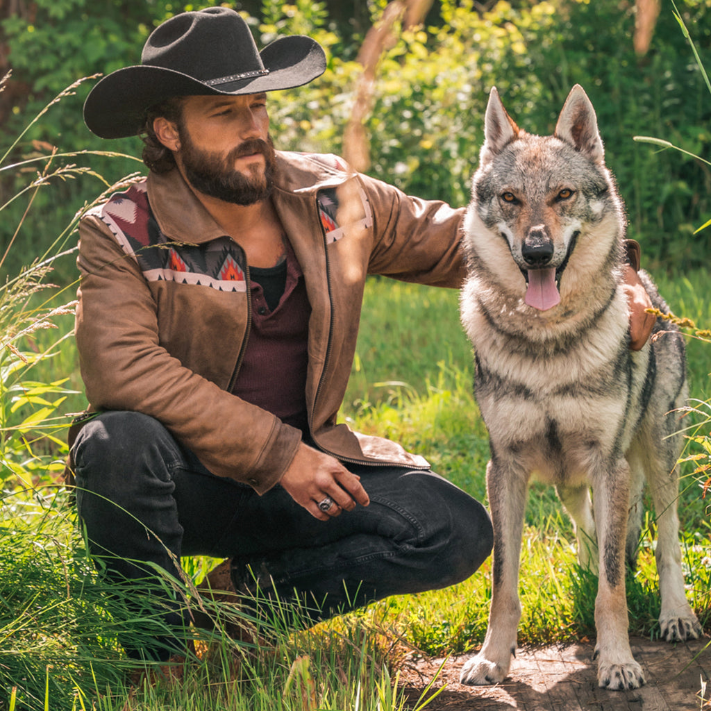 DAKOTA LEATHER JACKET - RUSTIC CAPPUCCINO