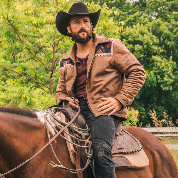 Dakota Leather Jacket - Rustic Cappuccino | Lastwolf