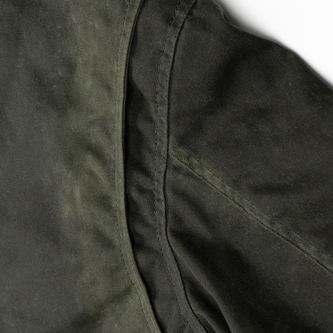 RANGER WAX CANVAS WORK JACKET - FOREST GREEN