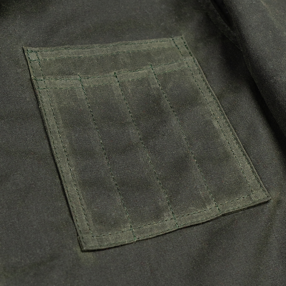 RANGER WAX CANVAS WORK JACKET - FOREST GREEN | Lastwolf Leather Jackets