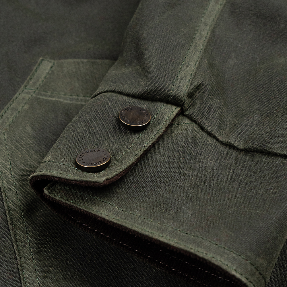 RANGER WAX CANVAS WORK JACKET - FOREST GREEN | Lastwolf Leather Jackets