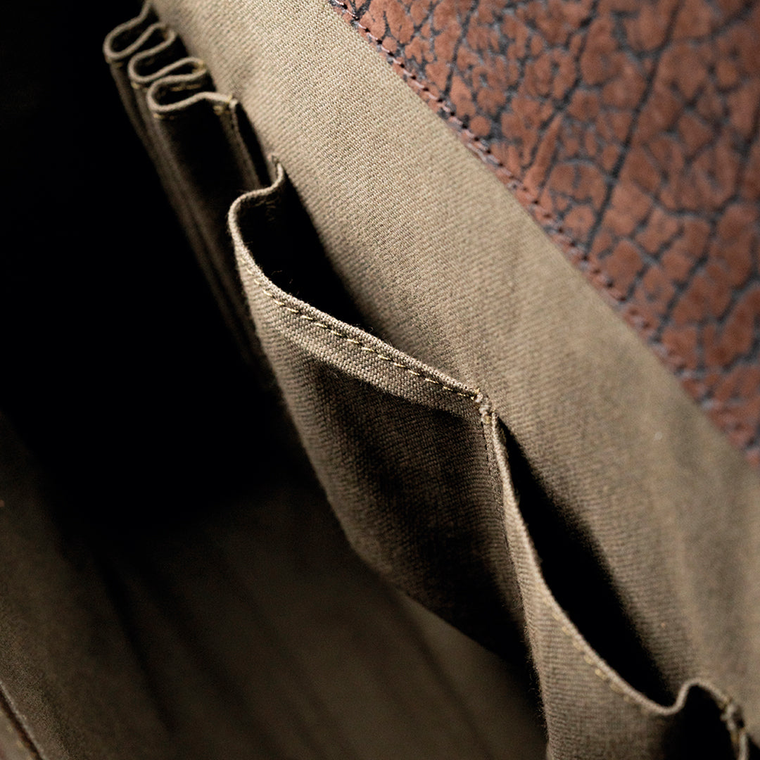 CUELLO DE TORO MESSENGER BAG - BROWN RUST