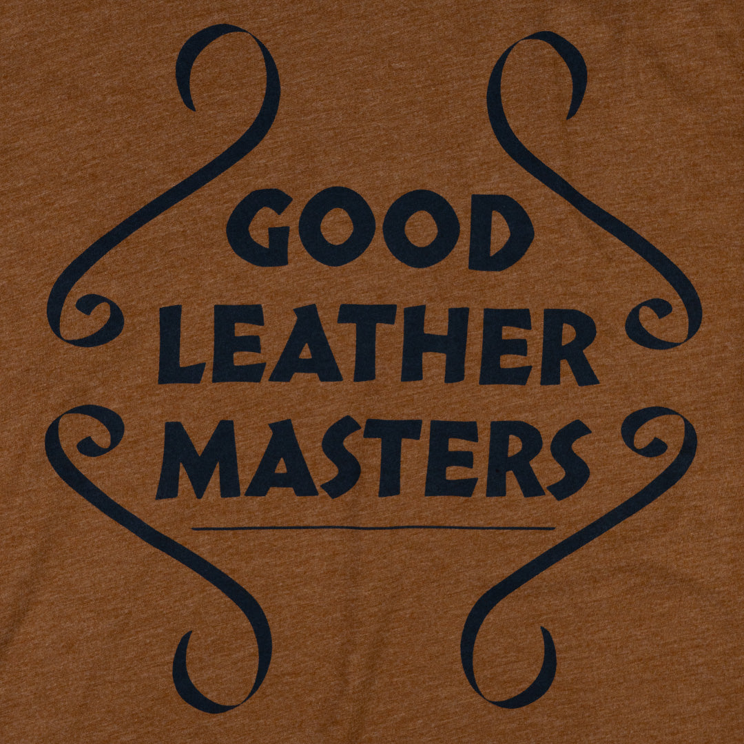 GOOD LEATHER MASTERS  TEE SHIRT-BROWN