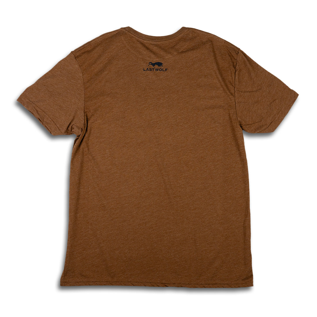 GOOD LEATHER MASTERS  TEE SHIRT-BROWN