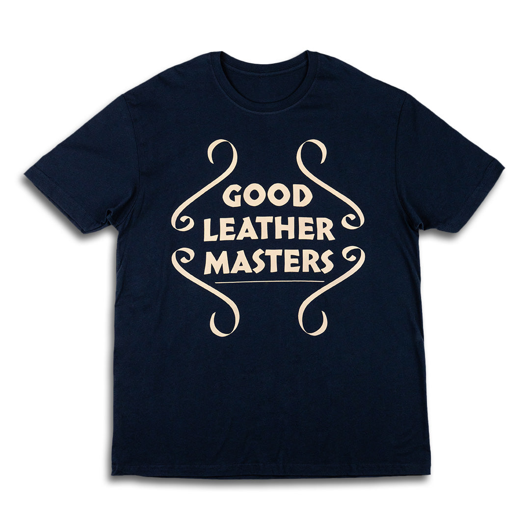 GOOD LEATHER MASTERS  TEE SHIRT- NAVY