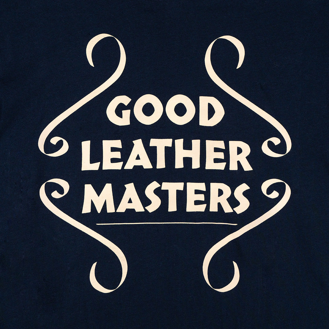 GOOD LEATHER MASTERS  TEE SHIRT- NAVY