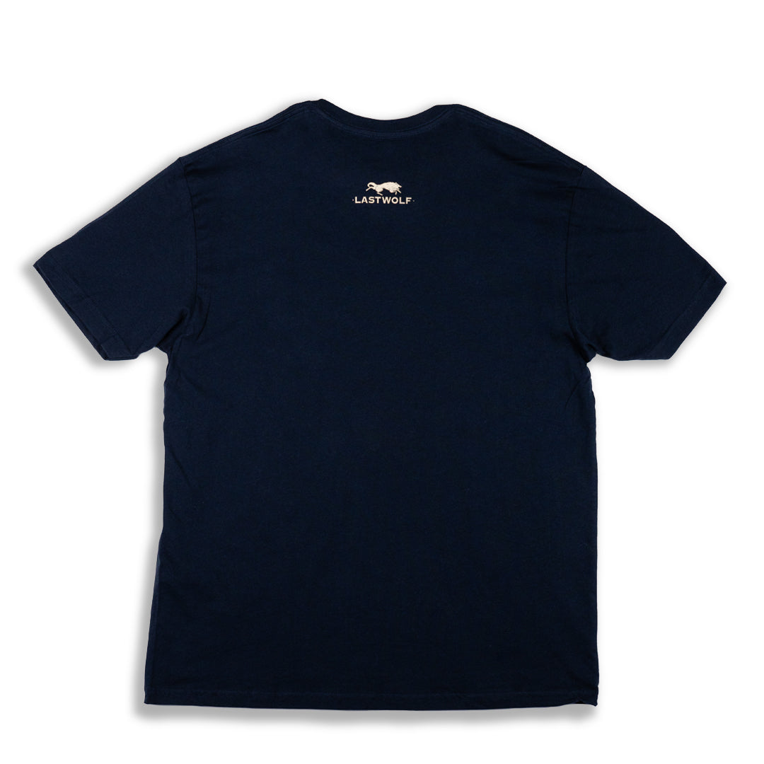 GOOD LEATHER MASTERS  TEE SHIRT- NAVY