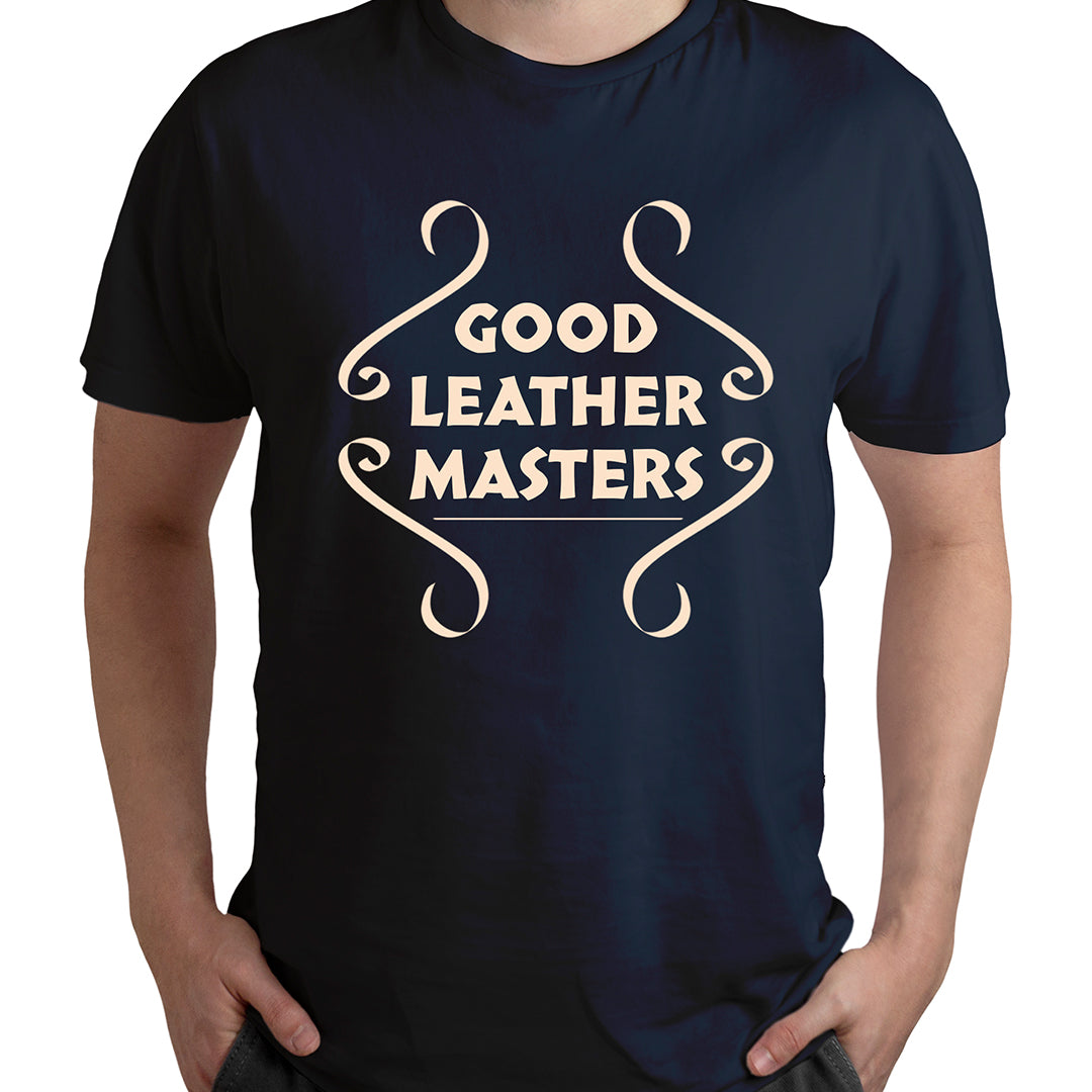 GOOD LEATHER MASTERS  TEE SHIRT- NAVY