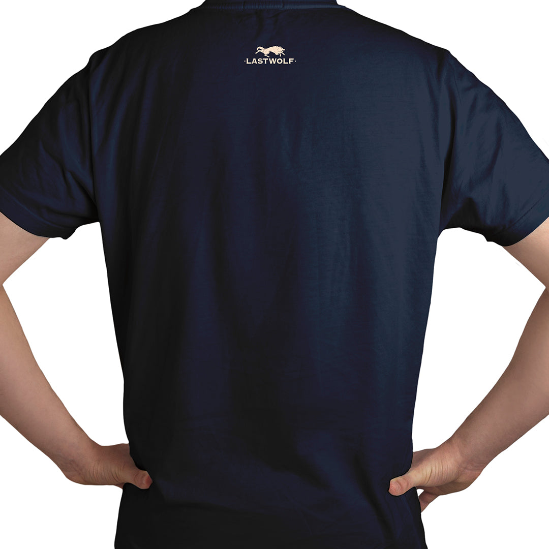 GOOD LEATHER MASTERS  TEE SHIRT- NAVY