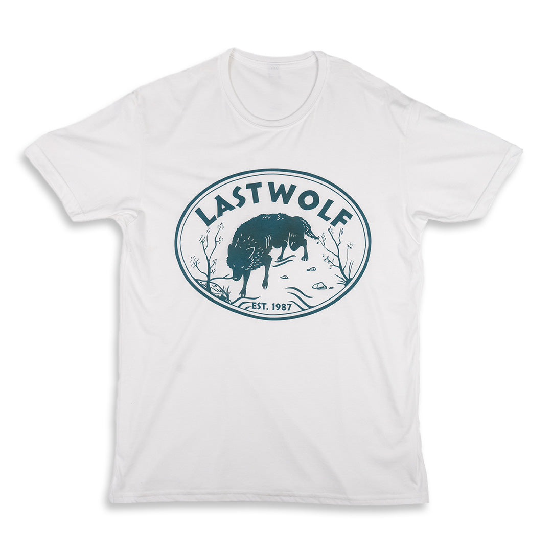 HUNTING WOLF TEE SHIRT  - WHITE