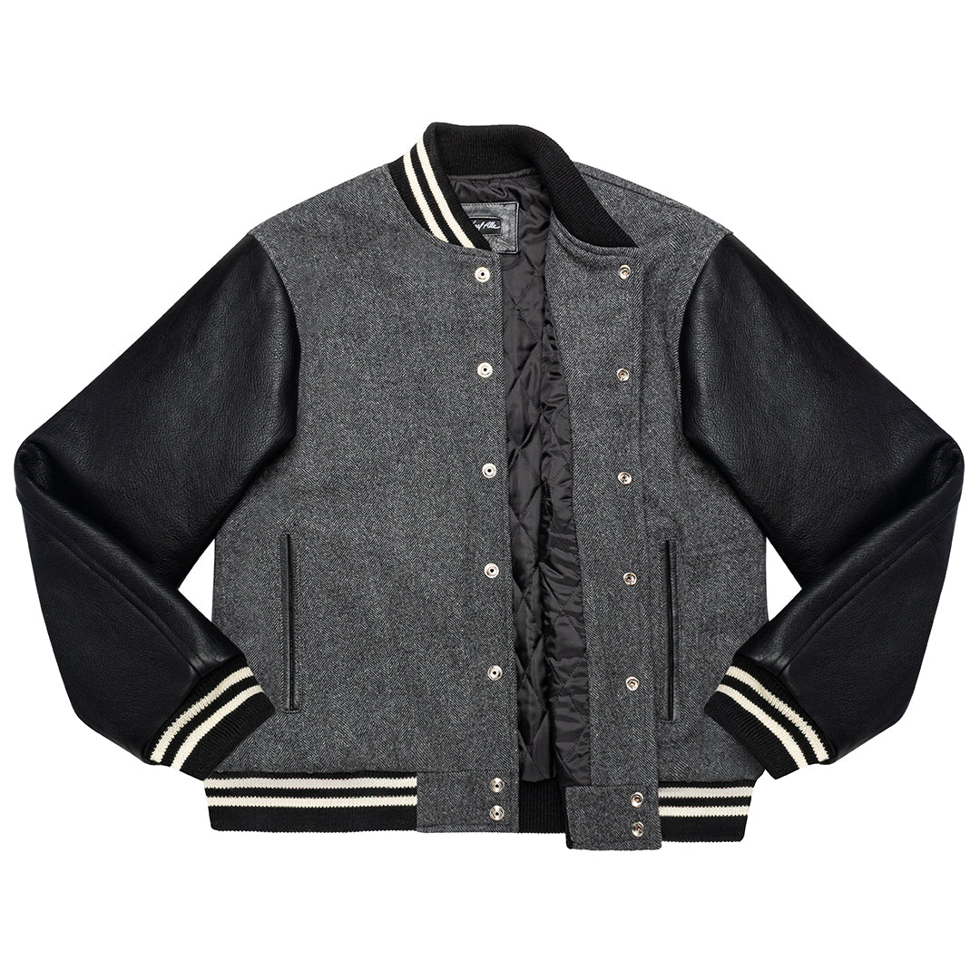 Herringbone Varsity Jacket