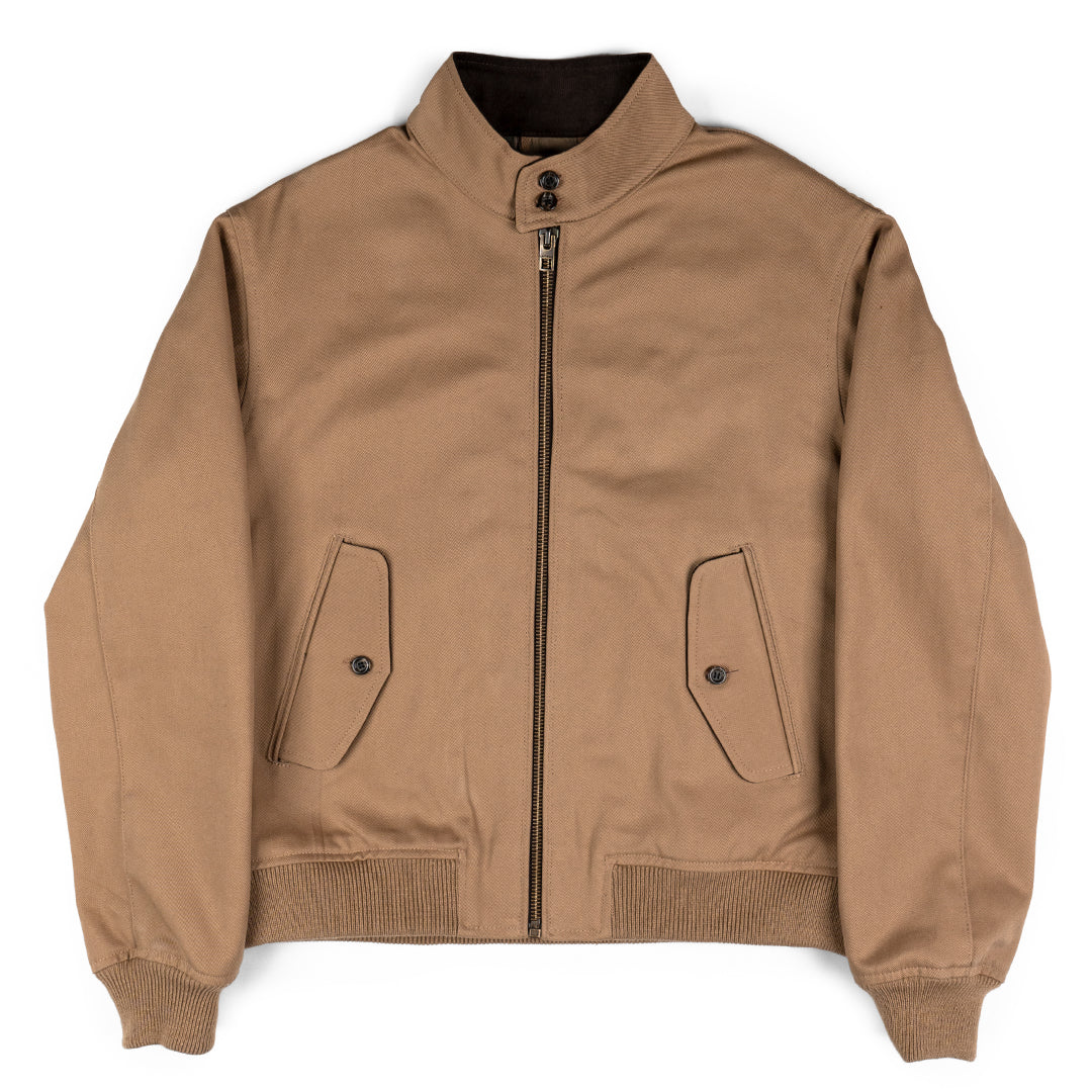 HIGHLAND TWILL BOMBER JACKET-SANDSTONE