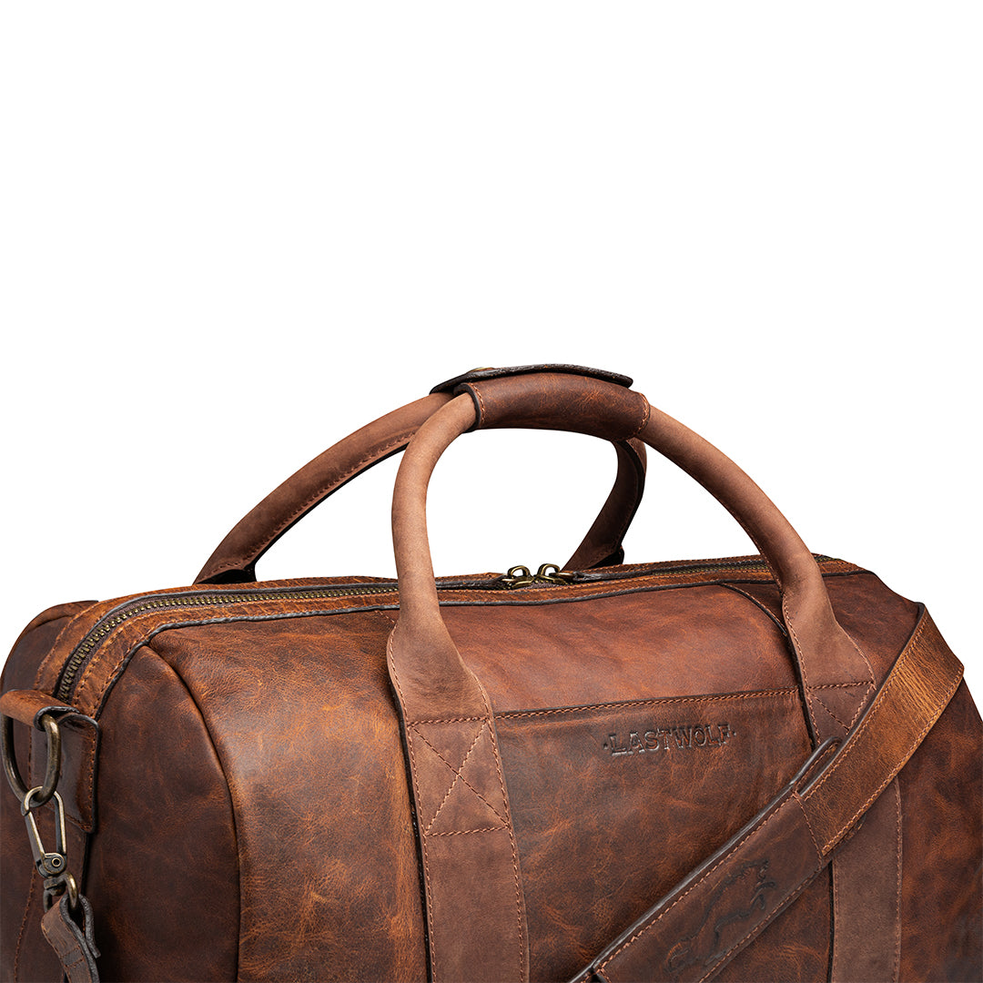 LAKE SHORE SMALL DUFFLE BAG - MAHOGANY