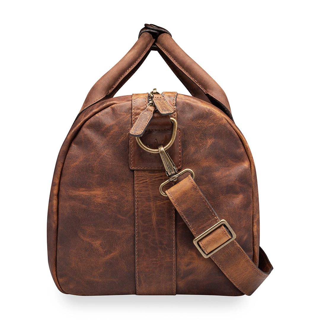 LAKE SHORE SMALL DUFFLE BAG - MAHOGANY