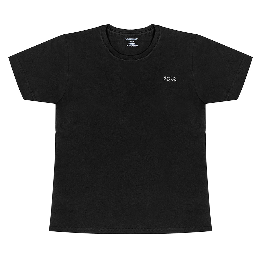 LASTWOLF LOGO T-SHIRT - BLACK