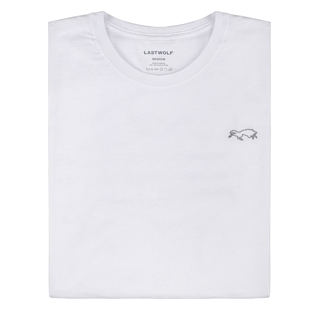 LASTWOLF LOGO T-SHIRT - WHITE