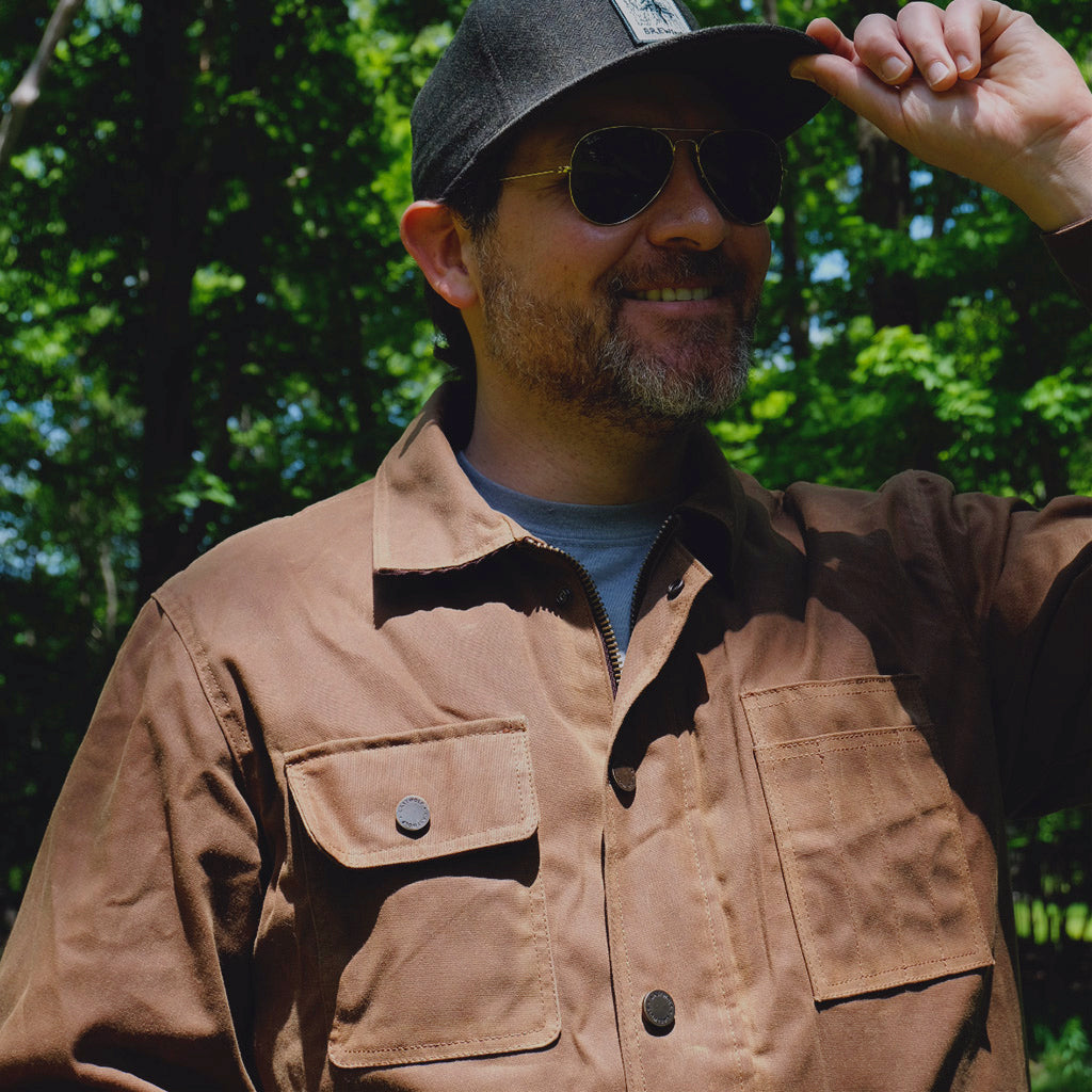 RANGER WAX CANVAS WORK JACKET - NUTMEG